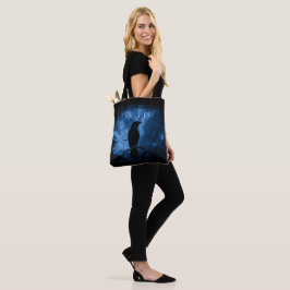 Bolso De Tela Crow negro con estilo de Gótico oscuro