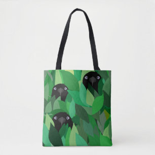 Bolso De Tela Crow Tote Bag