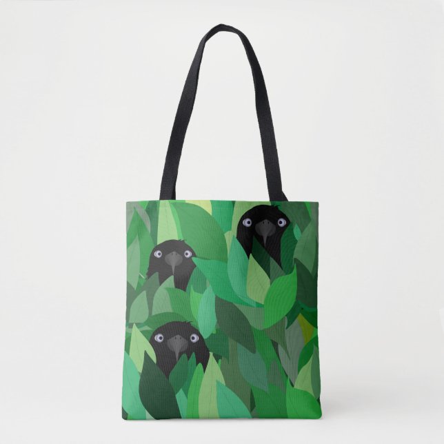 Bolso De Tela Crow Tote Bag (Anverso)