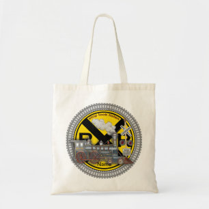 Bolso De Tela Cruce de tren