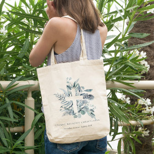 Bolso De Tela Cruce del follaje de eucalipto fern ruso