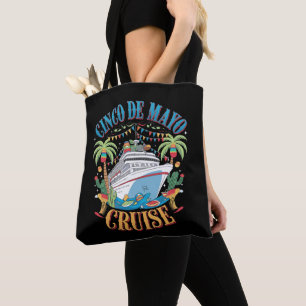 Bolso De Tela Crucero Cinco De Mayo México Barco Mexicano Fiesta