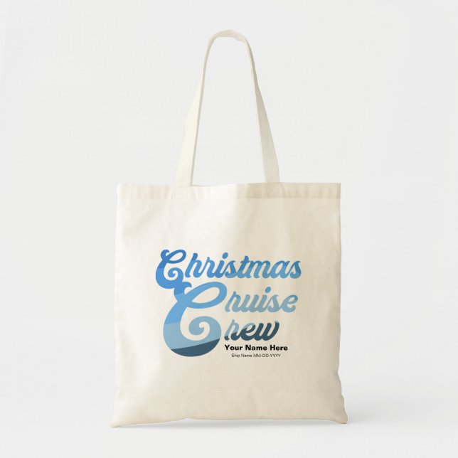 Bolso De Tela Crucero de navidades (Frente)