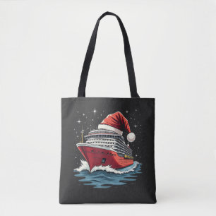 Bolso De Tela Crucero familiar Crucero navidad coincidente