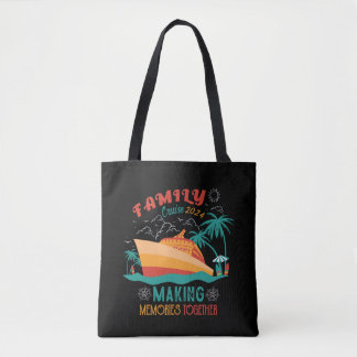 Bolso De Tela Cruceros familiares 2024 Haciendo Recuerdos juntos