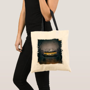 Bolso De Tela Cruceros Ghostly Graveyard