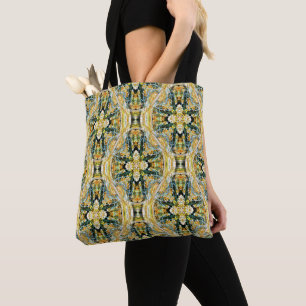Bolso De Tela Cruces florecientes......