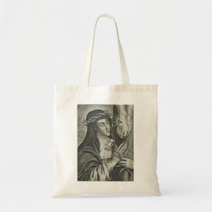 Bolso De Tela Cruikifixión de Santa Catalina de Siena Arte Noir