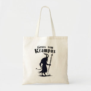 Bolso De Tela Cruss Vom Krampus Navidad Xmas Diablo Espeluznante