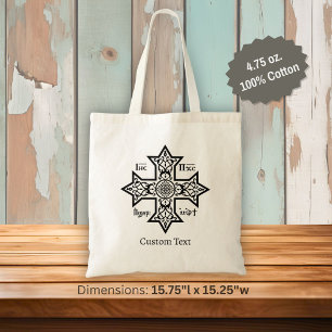 Bolso De Tela Cruz copta