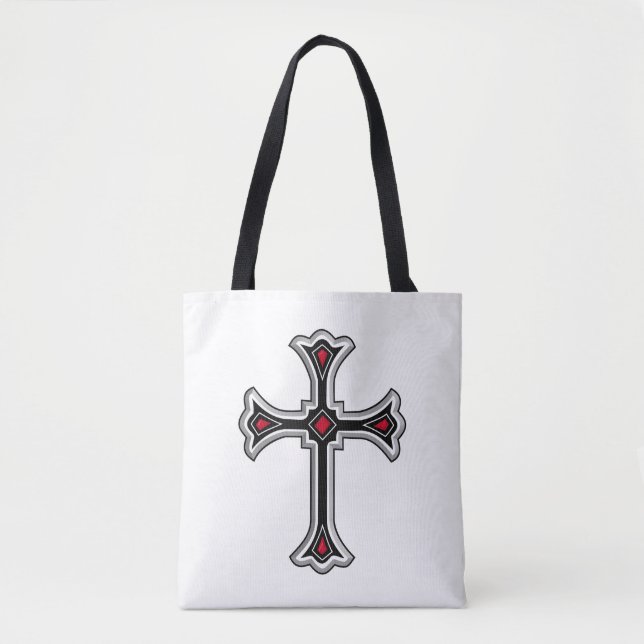 Bolso De Tela Cruz cristiana (Anverso)