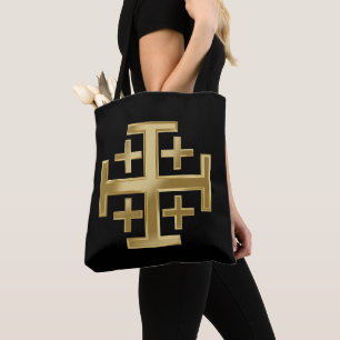 Bolso De Tela Cruz cristiana