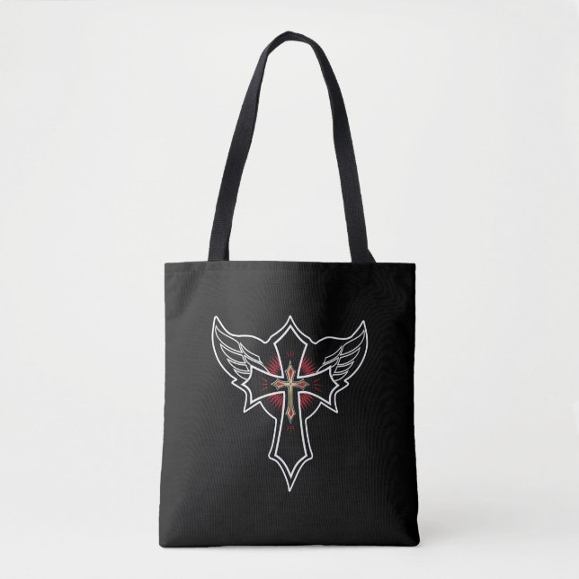 Bolso De Tela Cruz cristiana (Anverso)