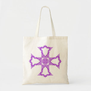 Bolso De Tela Cruz Cristiana Rosa Arte Estético Moderno