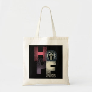 Bolso De Tela Cruz de Esperanza minimalista