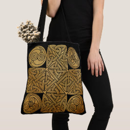 Bolso De Tela Cruz de Knotwork del Celtic