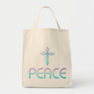 Bolso De Tela Cruz de la Paz