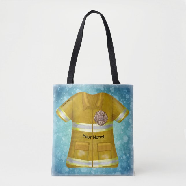 Bolso De Tela Cruz de Malta Bombero  (Anverso)