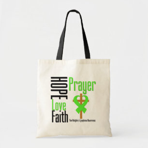 Bolso De Tela Cruz del rezo de la fe del amor de la esperanza