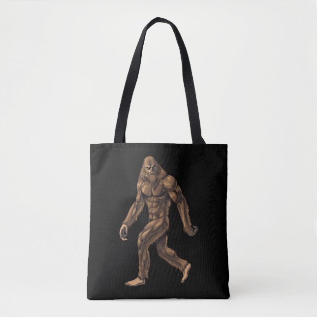 Bolso De Tela Cryptid Creature Bigfoot (Anverso)