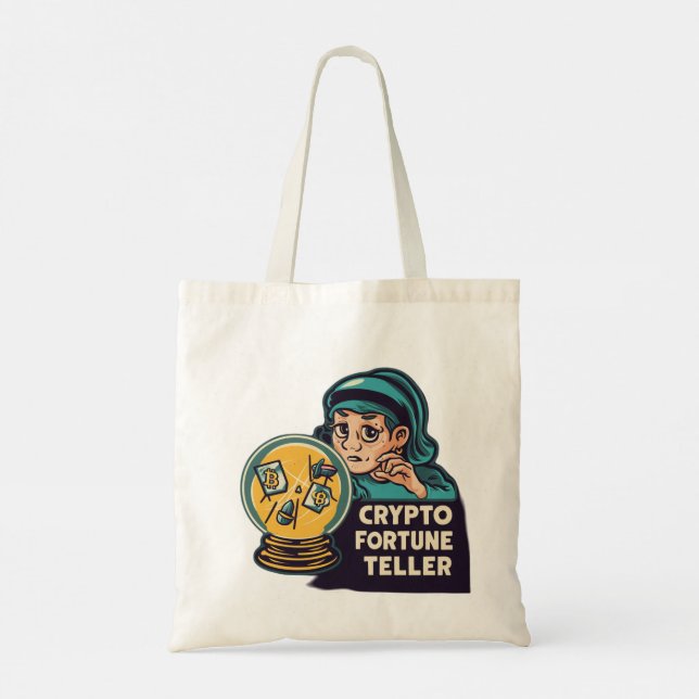 Bolso De Tela Crypto Fortune Teller (Reverso)