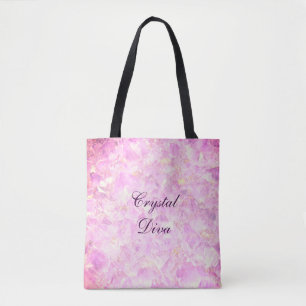 Bolso De Tela Crystal Diva