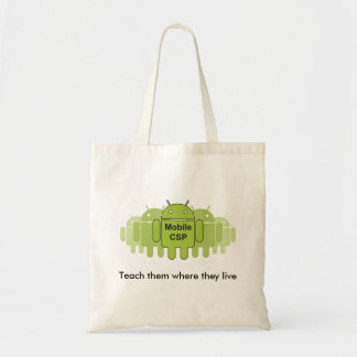 Bolso De Tela CSP móviles les enseñan a donde viven tote