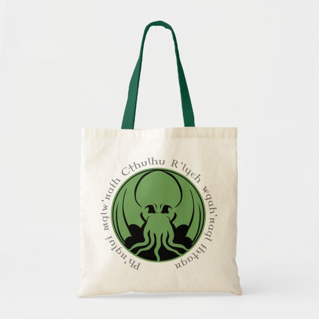 Bolso De Tela Cthulhu (Frente)