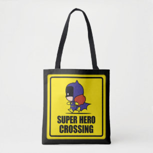 Bolso De Tela Ctorial Batwoman Super Héroe cruzando Rótulo