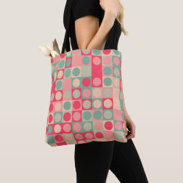 Bolso De Tela Cuadrícula circular diversa