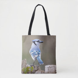 Bolso De Tela Cuadrillo de Jay azul en Treestump