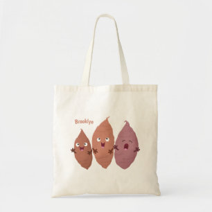 Bolso De Tela Cuadros cantando batatas personalizado verduras