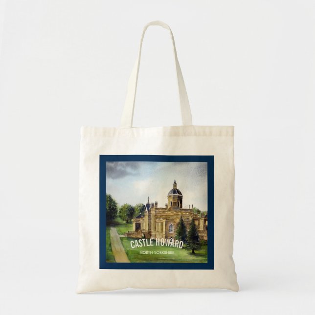 Bolso De Tela Cuadros de acuarela de Castle Howard North Yorkshi (Frente)