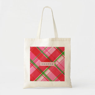 Bolso De Tela Cuadros Personalizados de Sandía Vibrante