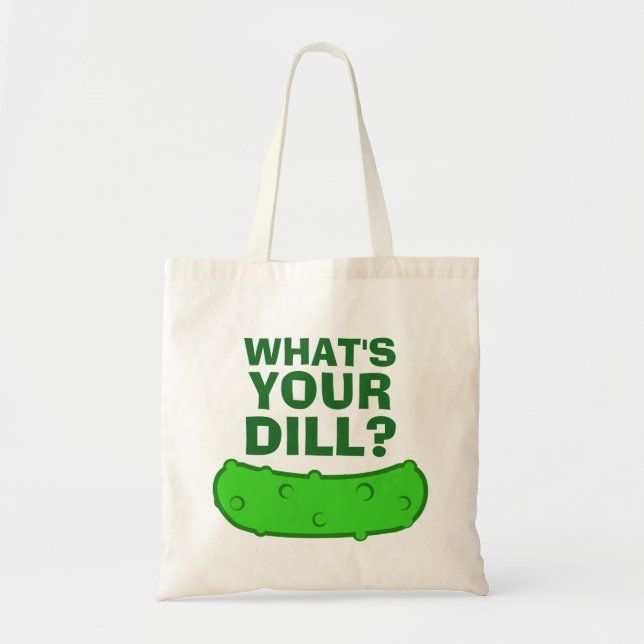Bolso De Tela Cuál es su eneldo (Frente)