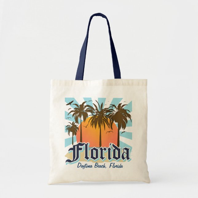 Bolso De Tela (Cualquie ciudad) la Florida personalizada (Frente)