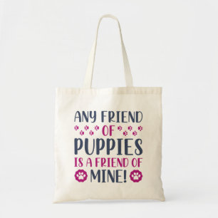 Bolso De Tela Cualquier Amigo De Los Cachorros