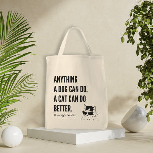 Bolso De Tela Cualquier cosa que un perro pueda hacer una cita g