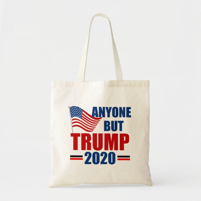 Bolso De Tela Cualquiera menos Donald Trump 2020 (Frente)