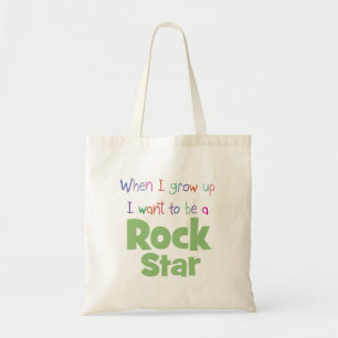 Bolso De Tela Cuando crezco a la estrella del rock