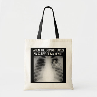 Bolso De Tela Cuando el Médica toma rayos X del persa gracioso d