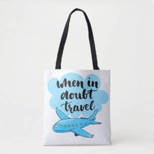 Bolso De Tela Cuando en viaje de la duda