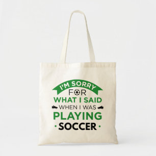 Bolso De Tela Cuando jugaba al fútbol