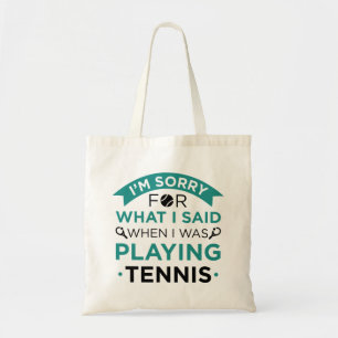 Bolso De Tela Cuando Jugaba Tenis