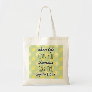Bolso De Tela Cuando la vida le da los limones citan