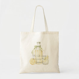Bolso De Tela Cuando La Vida Te Da Lemones Hacen Lemonade