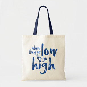 Bolso De Tela Cuando pasan a BAJO, pasamos a ALTO