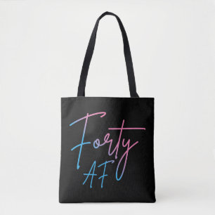 Bolso De Tela Cuarenta AF II - Regalo de Cumpleaños
