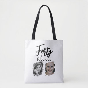 Bolso De Tela Cuarenta y fabuloso 2 Foto 40 cumpleaños