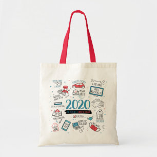 Bolso De Tela Cuarentena 2020 Actividades conmemorativas Keepsak